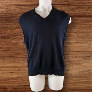 Titleist By Corbin V Neck Sweater Vest Men’s Large Navy Golfing Vintage (18)